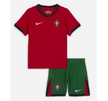 Portugalia Koszulka Podstawowa dzieci ME 2024 Krótki Rękaw (+ krótkie spodenki)